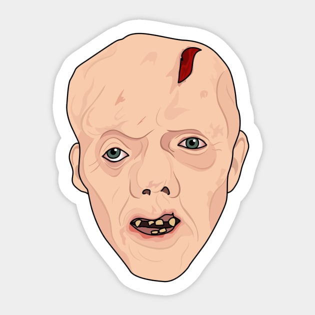 Jason Unmasked Sticker by Jakmalone